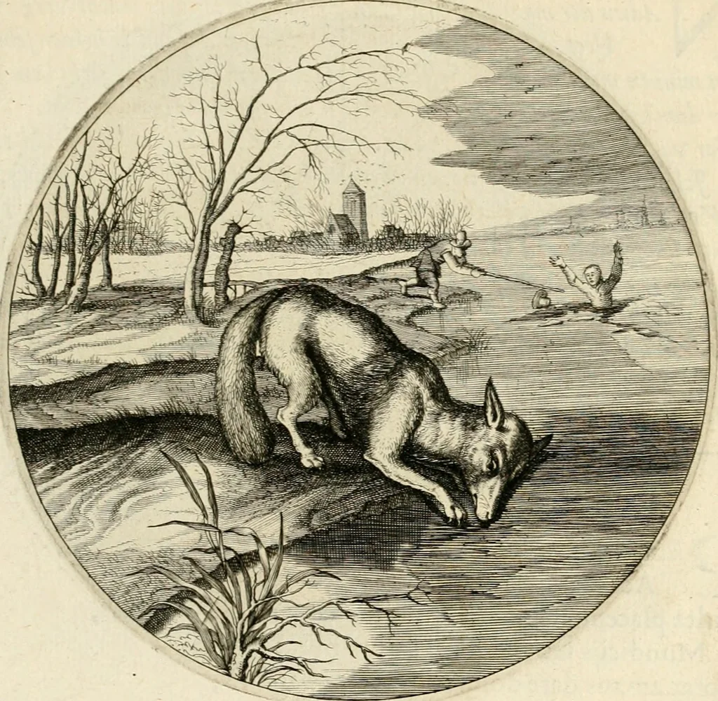 An illustration from Silenus Alcibiadis, sive, Proteus : vitae humanae ideam, emblemate trifariàm variato, oculis subijciens, 1618, leaf 438