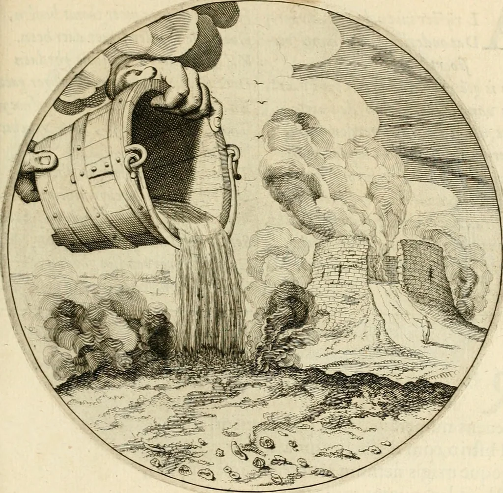 An illustration from Silenus Alcibiadis, sive, Proteus : vitae humanae ideam, emblemate trifariàm variato, oculis subijciens, 1618, leaf 444