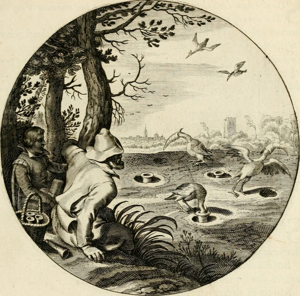 An illustration from Silenus Alcibiadis, sive, Proteus : vitae humanae ideam, emblemate trifariàm variato, oculis subijciens, 1618, leaf 456