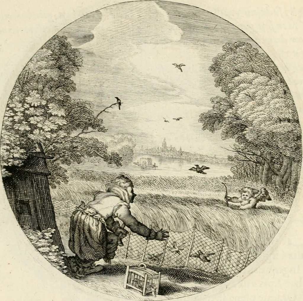 An illustration from Silenus Alcibiadis, sive, Proteus : vitae humanae ideam, emblemate trifariàm variato, oculis subijciens, 1618, leaf 458