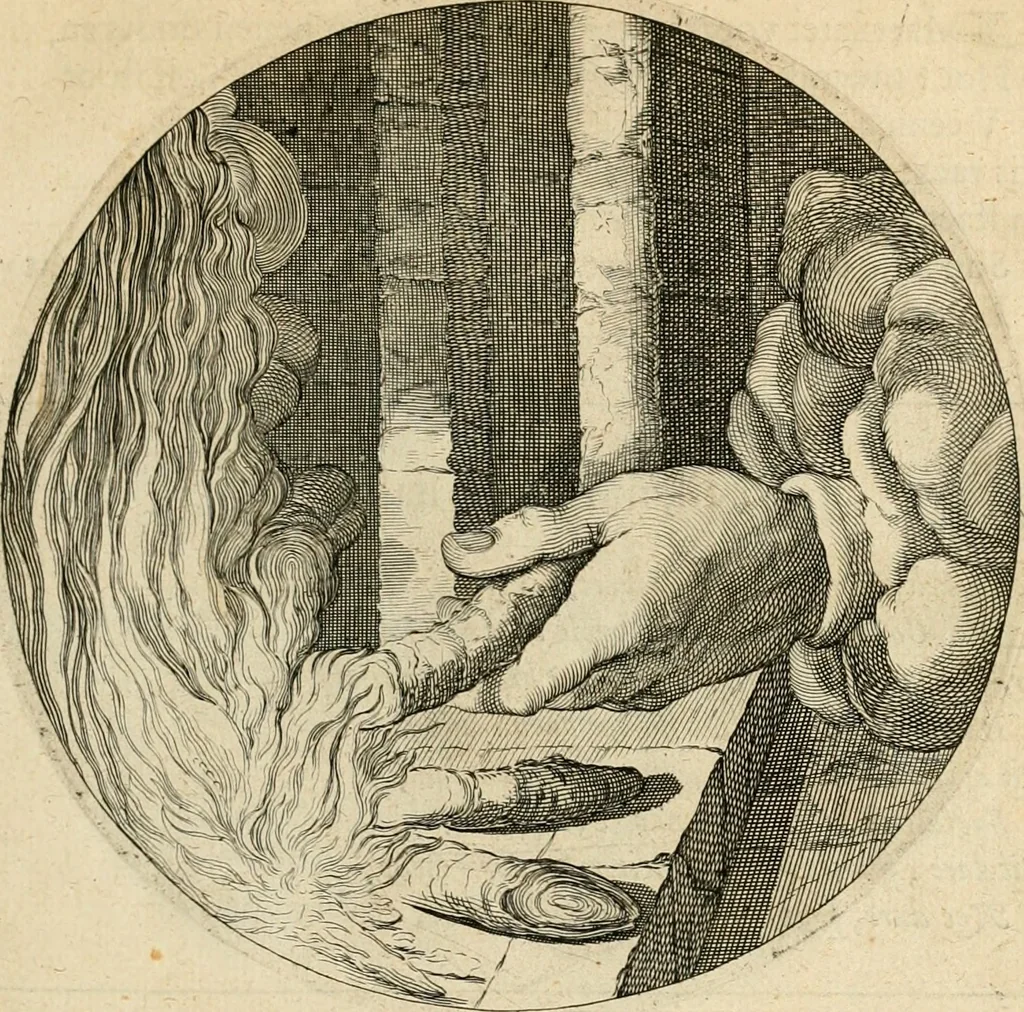 An illustration from Silenus Alcibiadis, sive, Proteus : vitae humanae ideam, emblemate trifariàm variato, oculis subijciens, 1618, leaf 48