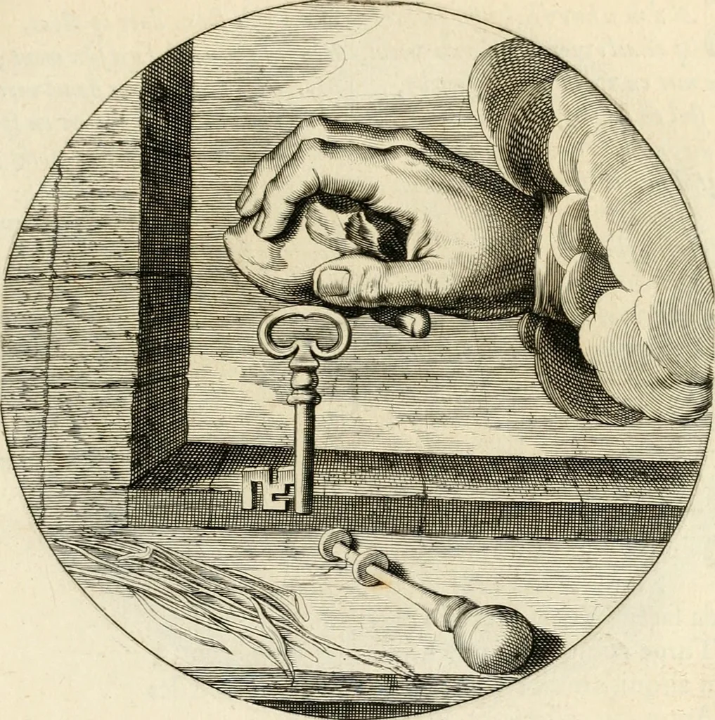 An illustration from Silenus Alcibiadis, sive, Proteus : vitae humanae ideam, emblemate trifariàm variato, oculis subijciens, 1618, leaf 482