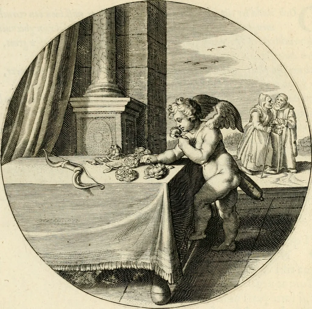 An illustration from Silenus Alcibiadis, sive, Proteus : vitae humanae ideam, emblemate trifariàm variato, oculis subijciens, 1618, leaf 488