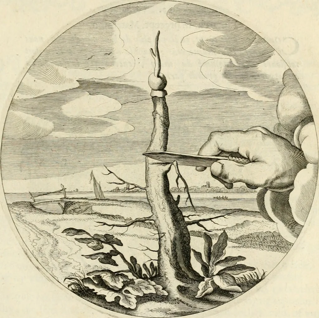 An illustration from Silenus Alcibiadis, sive, Proteus : vitae humanae ideam, emblemate trifariàm variato, oculis subijciens, 1618, leaf 498