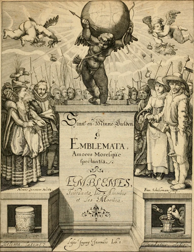 An illustration from Silenus Alcibiadis, sive, Proteus : vitae humanae ideam, emblemate trifariàm variato, oculis subijciens, 1618, leaf 6