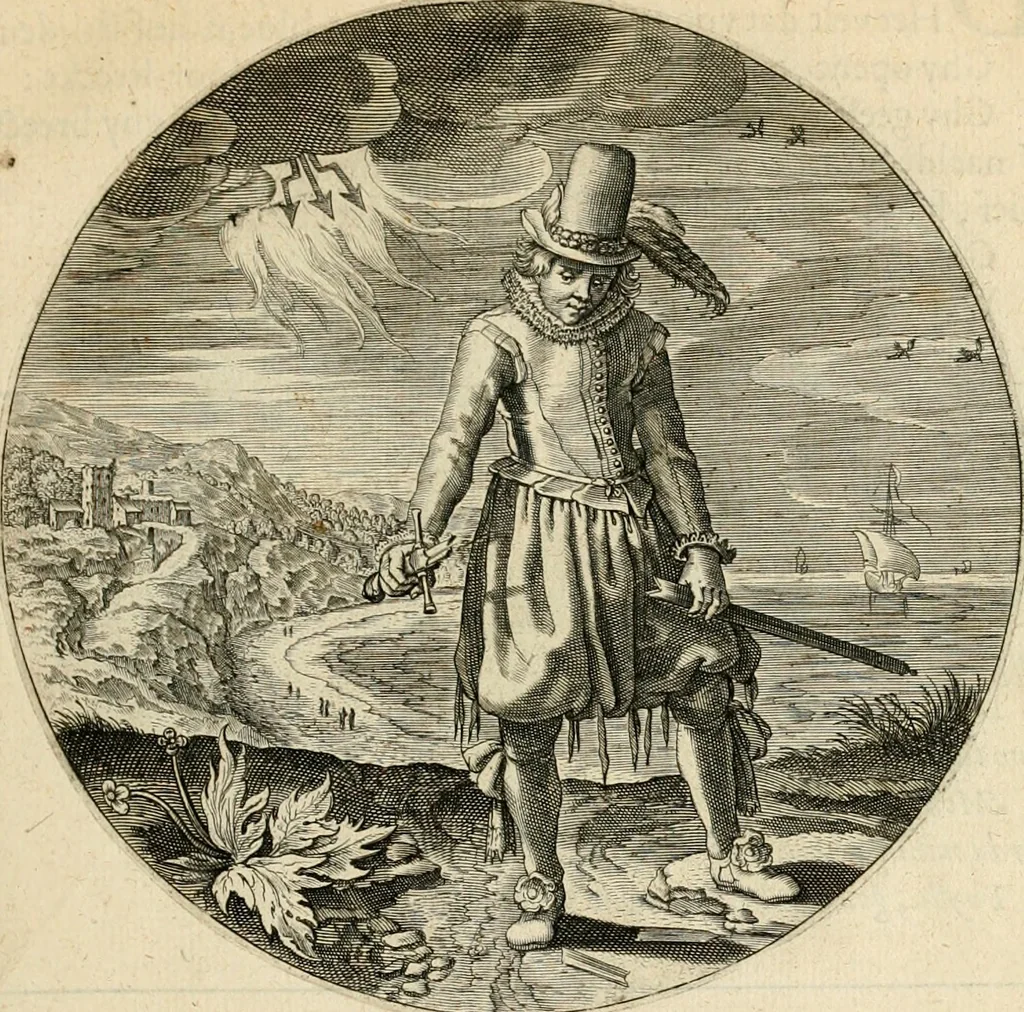 An illustration from Silenus Alcibiadis, sive, Proteus : vitae humanae ideam, emblemate trifariàm variato, oculis subijciens, 1618, leaf 60