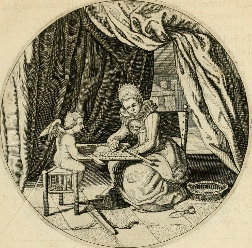 An illustration from Silenus Alcibiadis, sive, Proteus : vitae humanae ideam, emblemate trifariàm variato, oculis subijciens, 1618, leaf 62