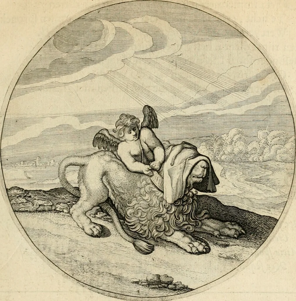 An illustration from Silenus Alcibiadis, sive, Proteus : vitae humanae ideam, emblemate trifariàm variato, oculis subijciens, 1618, leaf 64