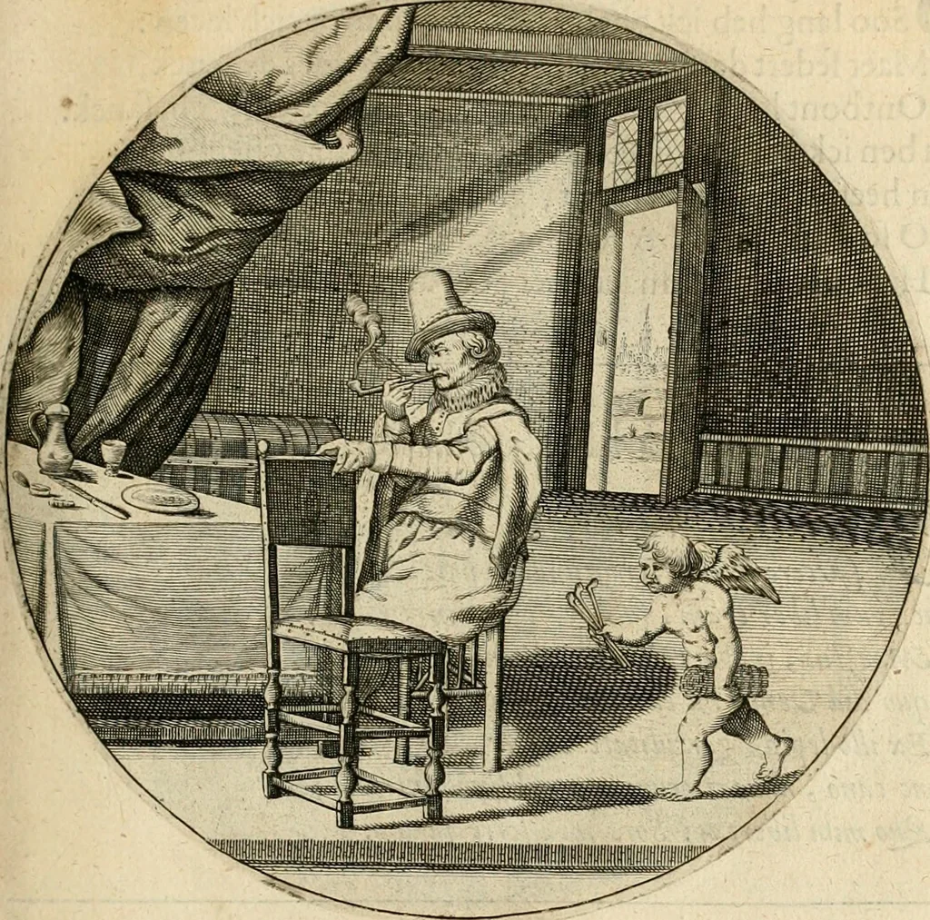 An illustration from Silenus Alcibiadis, sive, Proteus : vitae humanae ideam, emblemate trifariàm variato, oculis subijciens, 1618, leaf 70
