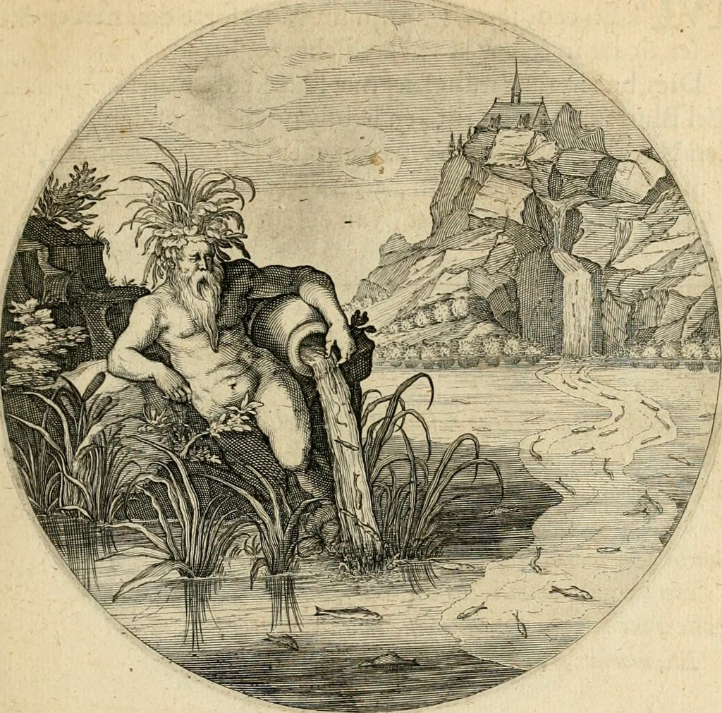 An illustration from Silenus Alcibiadis, sive, Proteus : vitae humanae ideam, emblemate trifariàm variato, oculis subijciens, 1618, leaf 90