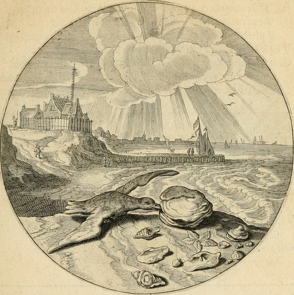 An illustration from Silenus Alcibiadis, sive, Proteus : vitae humanae ideam, emblemate trifariàm variato, oculis subijciens, 1618, leaf 94