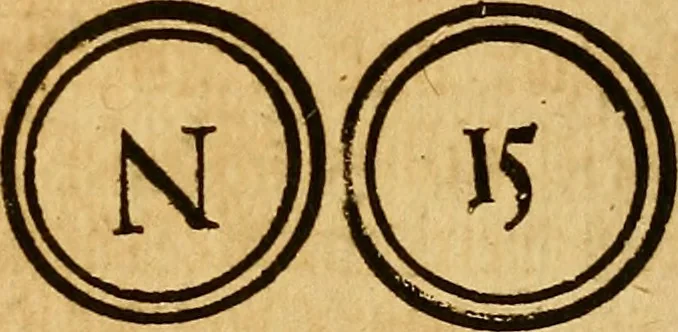 An illustration from Silesia numismatica, oder, Einleitung zu dem schlesischen Müntz-Cabinet : in welchem biss 368 Theils sehr alte rare und schöne, im Lande verfertigte Müntzen durch accurate Kupffer gewiesen, umbständlich erkläret und dabey viele in der schlesischen Historie begangene Fehler deutlich endecket werden, 1711, leaf 243