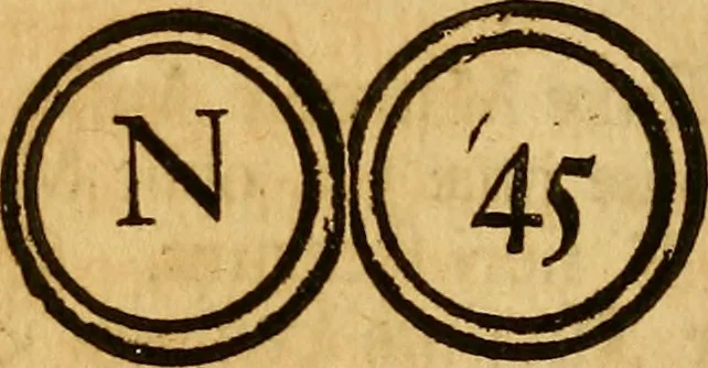 An illustration from Silesia numismatica, oder, Einleitung zu dem schlesischen Müntz-Cabinet : in welchem biss 368 Theils sehr alte rare und schöne, im Lande verfertigte Müntzen durch accurate Kupffer gewiesen, umbständlich erkläret und dabey viele in der schlesischen Historie begangene Fehler deutlich endecket werden, 1711, leaf 345