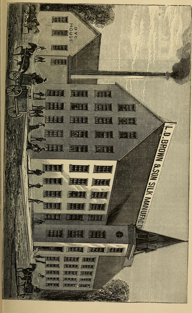 An illustration from The silk industry in America. A history: prepared for the Centennial Exposition, 1876, leaf 102