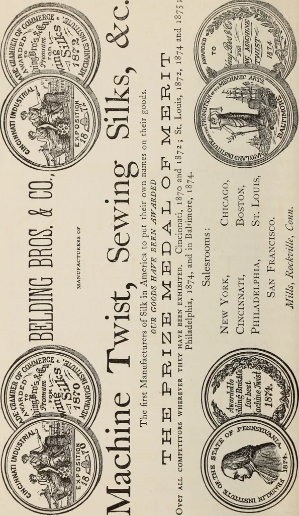 An illustration from The silk industry in America. A history: prepared for the Centennial Exposition, 1876, leaf 299