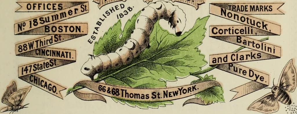 An illustration from The silk industry in America. A history: prepared for the Centennial Exposition, 1876, leaf 308