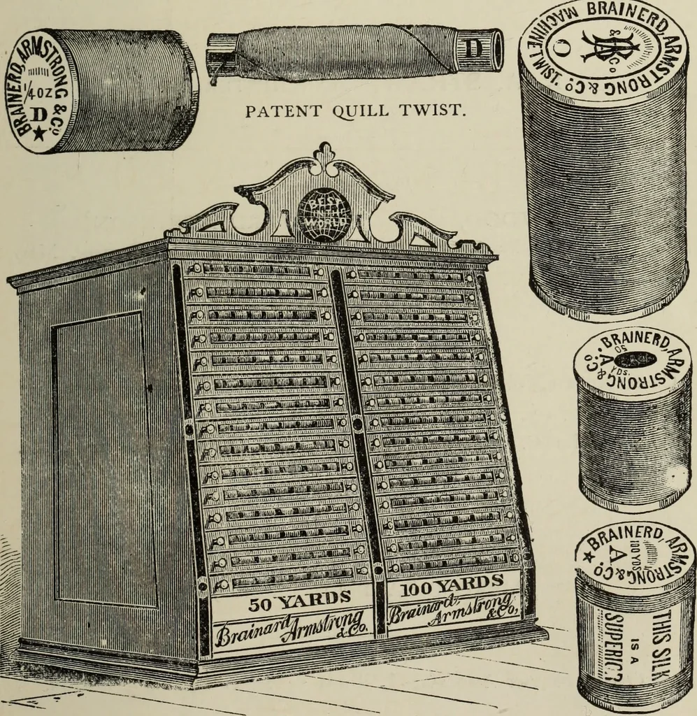 An illustration from The silk industry in America. A history: prepared for the Centennial Exposition, 1876, leaf 316