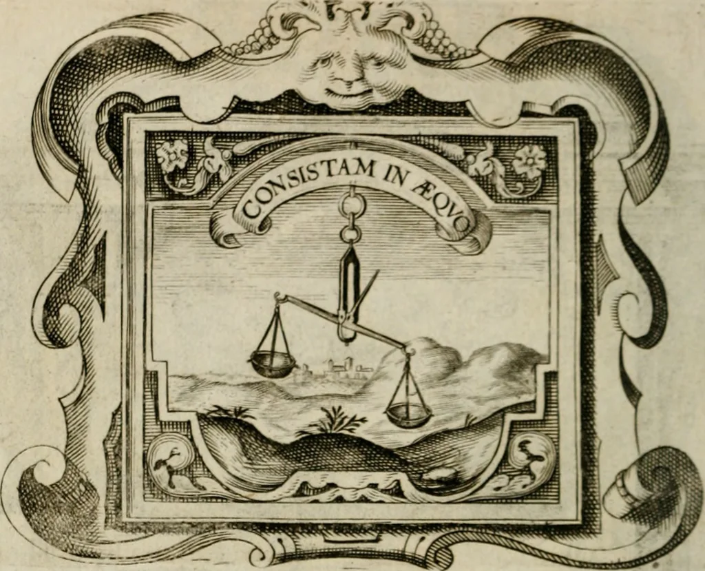 An illustration from Siluestri á Petrasancta Symbola heroica, 1682, leaf 113
