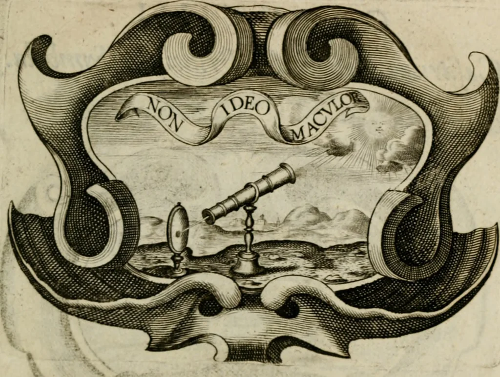 An illustration from Siluestri á Petrasancta Symbola heroica, 1682, leaf 114