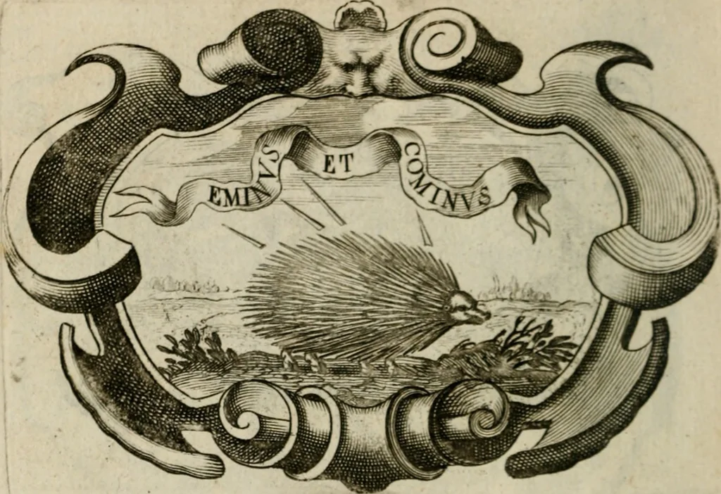 An illustration from Siluestri á Petrasancta Symbola heroica, 1682, leaf 117