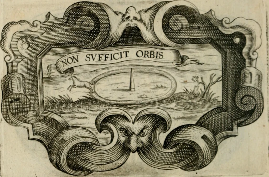 An illustration from Siluestri á Petrasancta Symbola heroica, 1682, leaf 119
