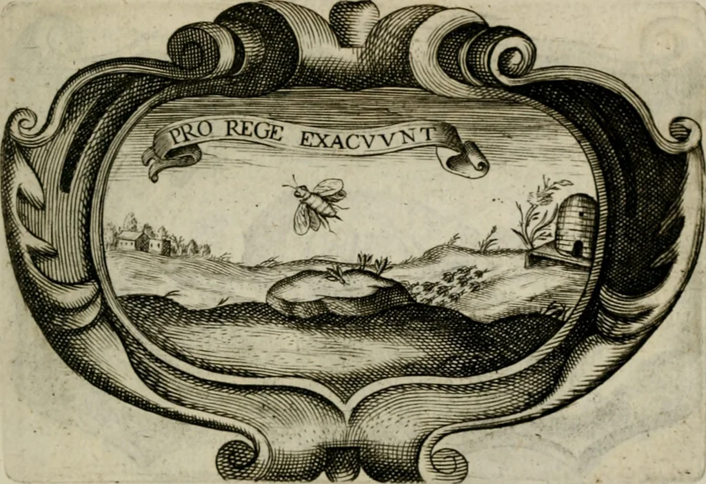 An illustration from Siluestri á Petrasancta Symbola heroica, 1682, leaf 126