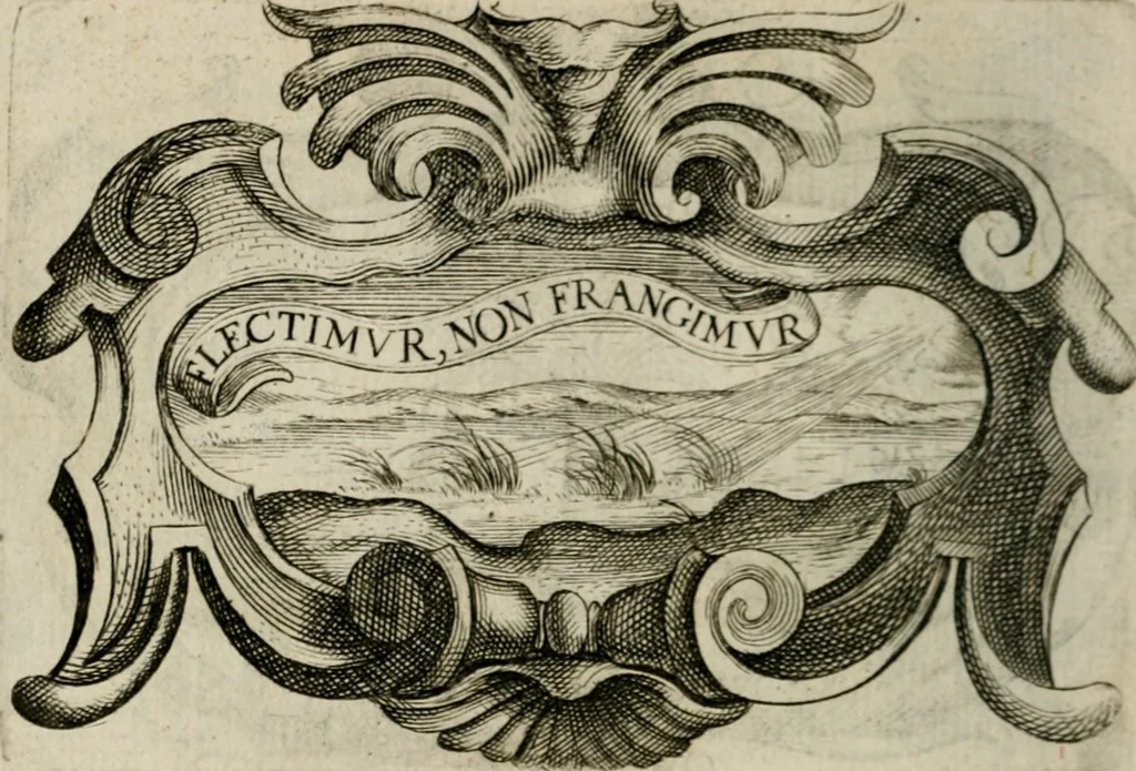 An illustration from Siluestri á Petrasancta Symbola heroica, 1682, leaf 131