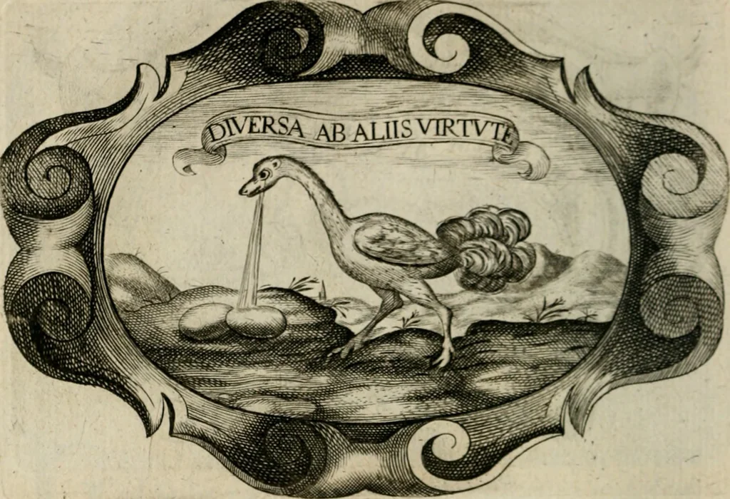 An illustration from Siluestri á Petrasancta Symbola heroica, 1682, leaf 139