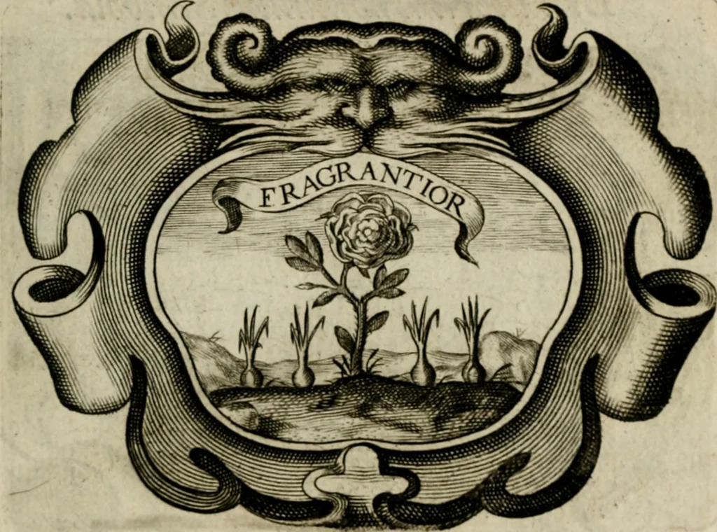An illustration from Siluestri á Petrasancta Symbola heroica, 1682, leaf 140