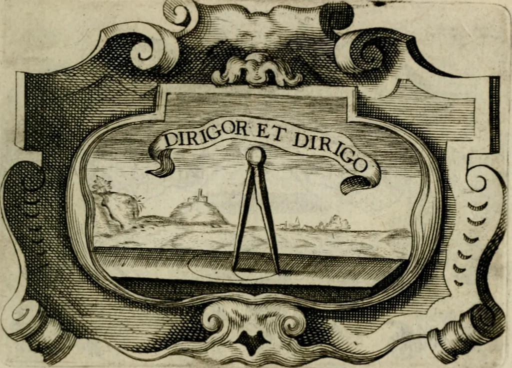 An illustration from Siluestri á Petrasancta Symbola heroica, 1682, leaf 146