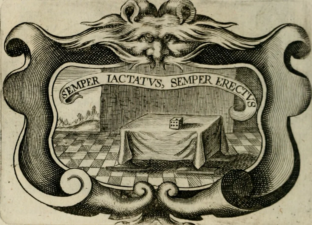 An illustration from Siluestri á Petrasancta Symbola heroica, 1682, leaf 151