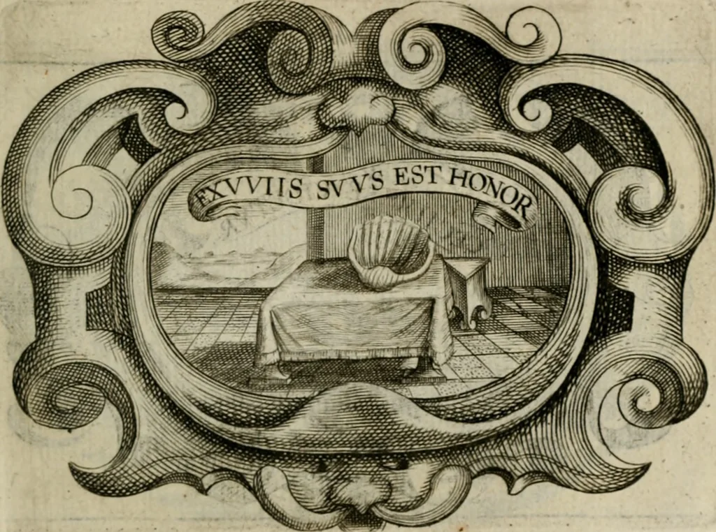 An illustration from Siluestri á Petrasancta Symbola heroica, 1682, leaf 154