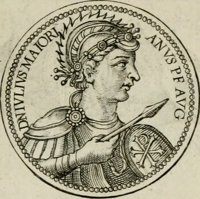 An illustration from Siluestri á Petrasancta Symbola heroica, 1682, leaf 170