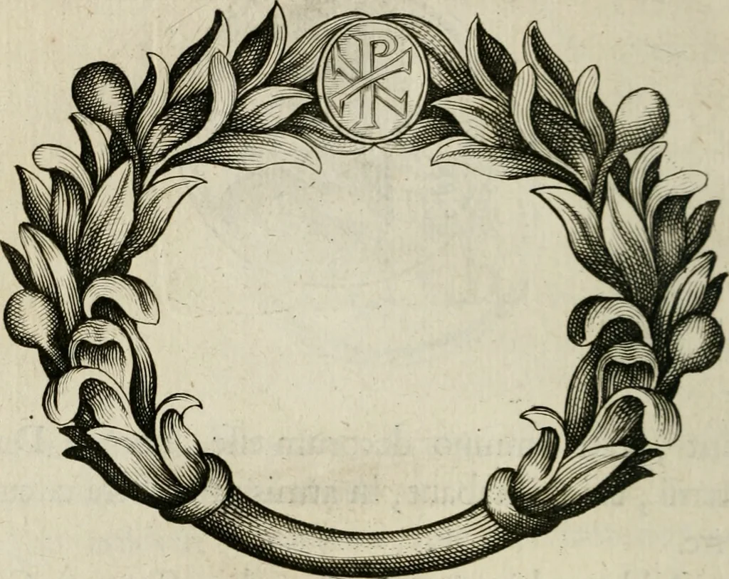 An illustration from Siluestri á Petrasancta Symbola heroica, 1682, leaf 171