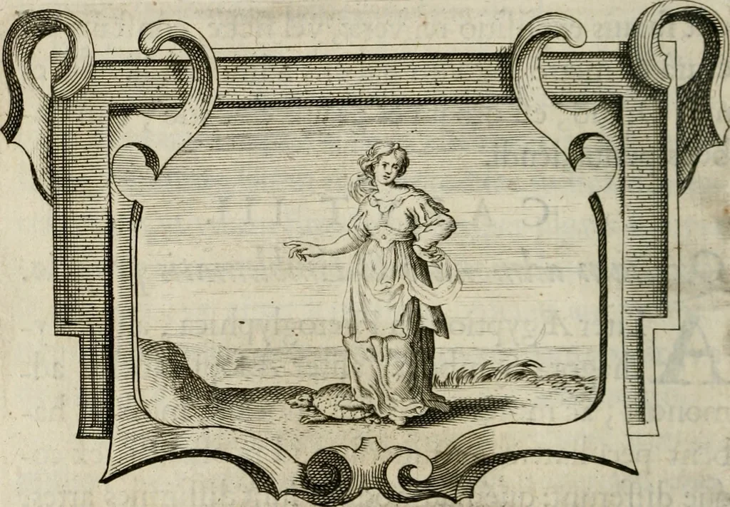 An illustration from Siluestri á Petrasancta Symbola heroica, 1682, leaf 253