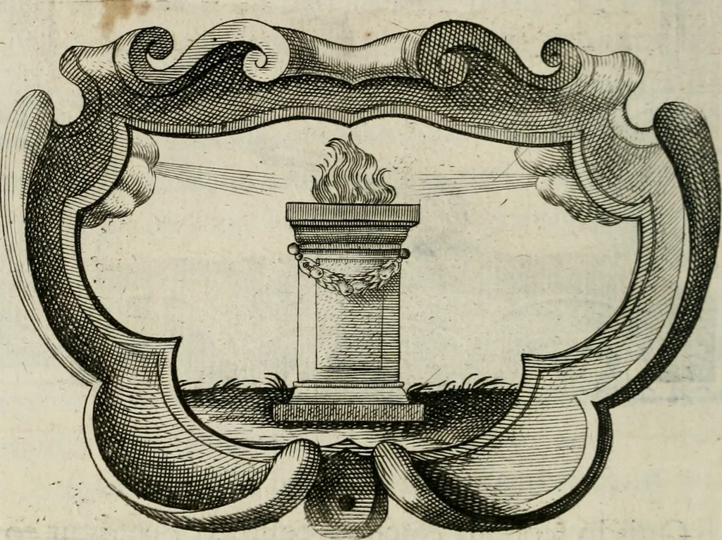 An illustration from Siluestri á Petrasancta Symbola heroica, 1682, leaf 279