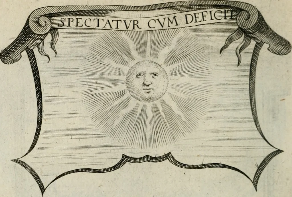 An illustration from Siluestri á Petrasancta Symbola heroica, 1682, leaf 281