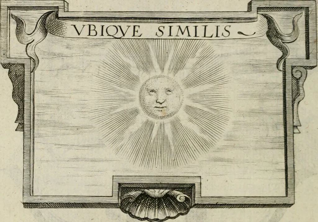 An illustration from Siluestri á Petrasancta Symbola heroica, 1682, leaf 283