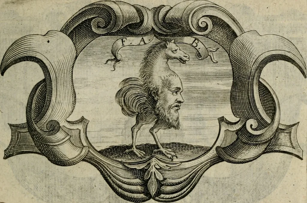 An illustration from Siluestri á Petrasancta Symbola heroica, 1682, leaf 294