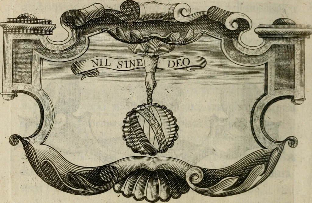 An illustration from Siluestri á Petrasancta Symbola heroica, 1682, leaf 295