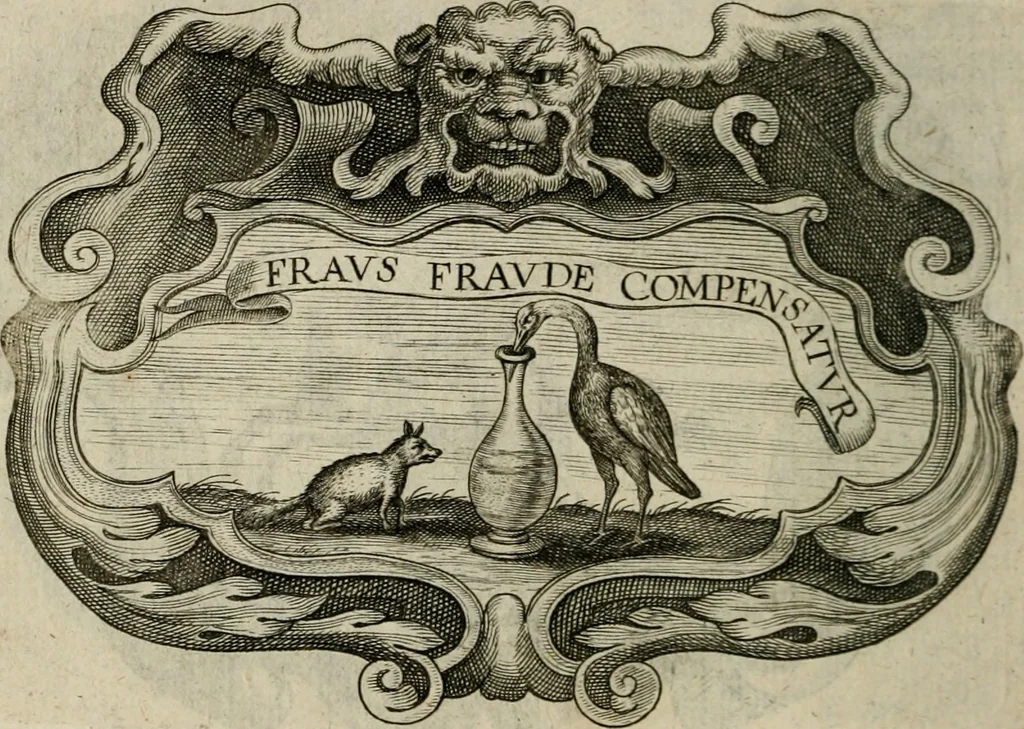 An illustration from Siluestri á Petrasancta Symbola heroica, 1682, leaf 297