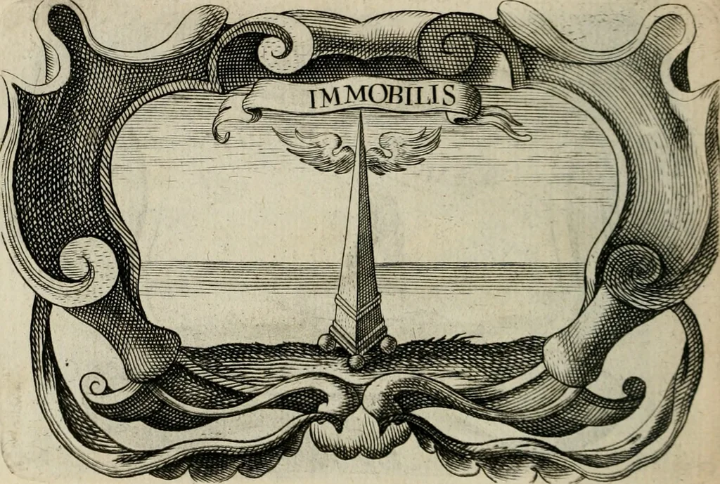 An illustration from Siluestri á Petrasancta Symbola heroica, 1682, leaf 303