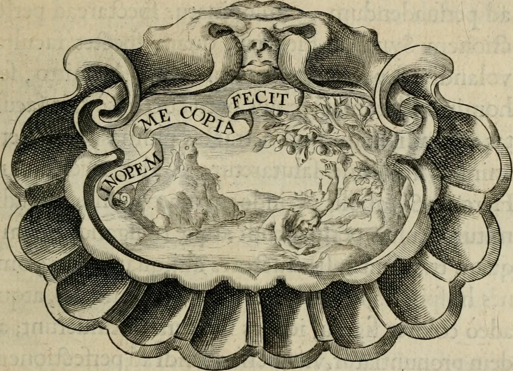 An illustration from Siluestri á Petrasancta Symbola heroica, 1682, leaf 304
