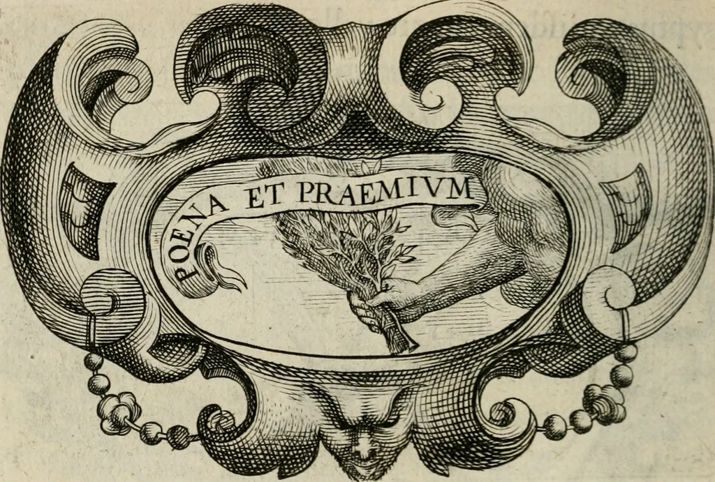 An illustration from Siluestri á Petrasancta Symbola heroica, 1682, leaf 311