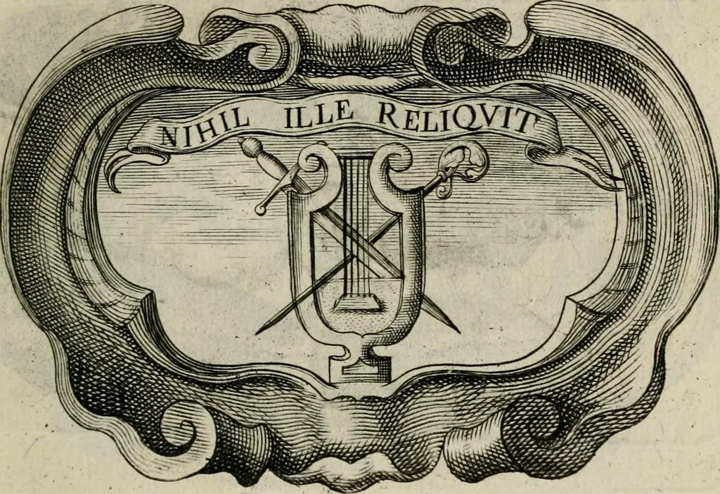 An illustration from Siluestri á Petrasancta Symbola heroica, 1682, leaf 312