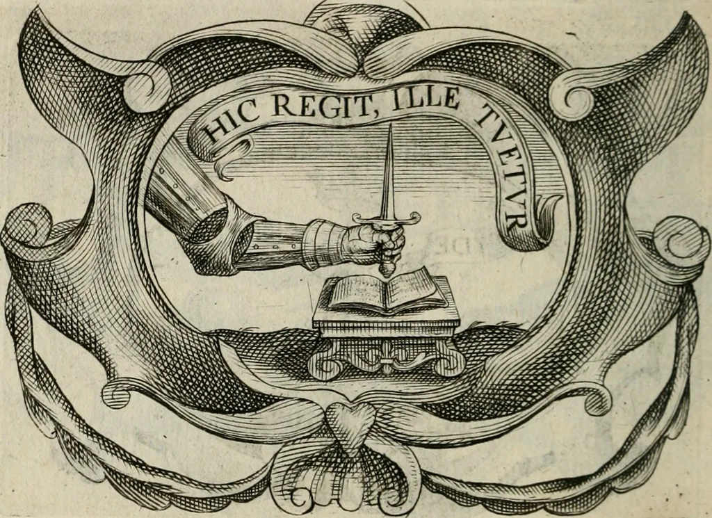 An illustration from Siluestri á Petrasancta Symbola heroica, 1682, leaf 315