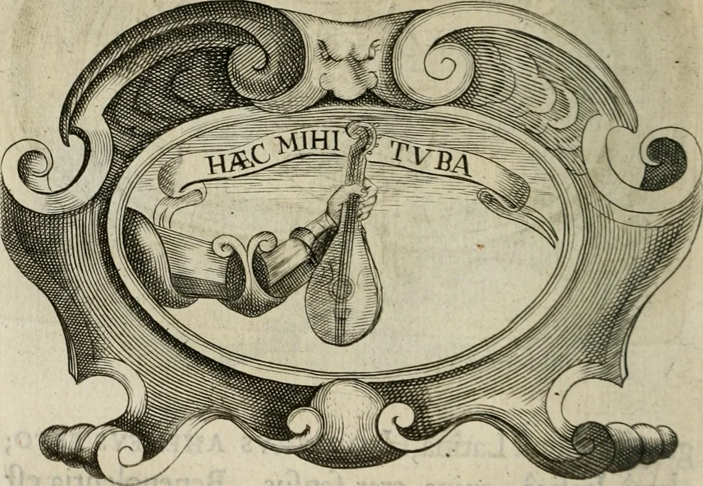 An illustration from Siluestri á Petrasancta Symbola heroica, 1682, leaf 317