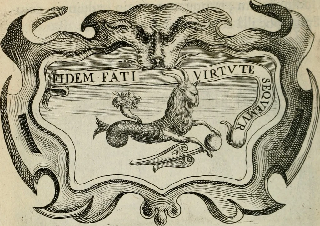 An illustration from Siluestri á Petrasancta Symbola heroica, 1682, leaf 319