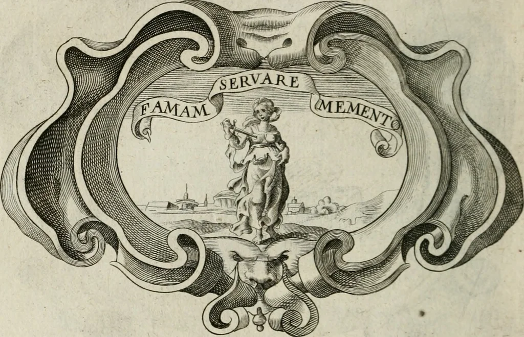 An illustration from Siluestri á Petrasancta Symbola heroica, 1682, leaf 325