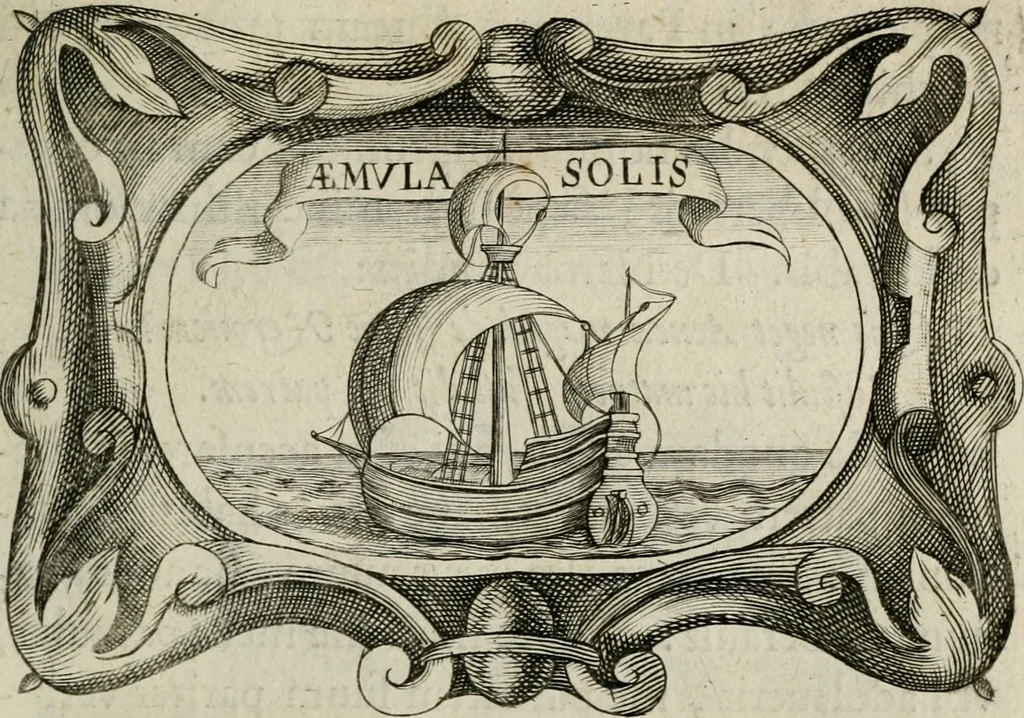 An illustration from Siluestri á Petrasancta Symbola heroica, 1682, leaf 328